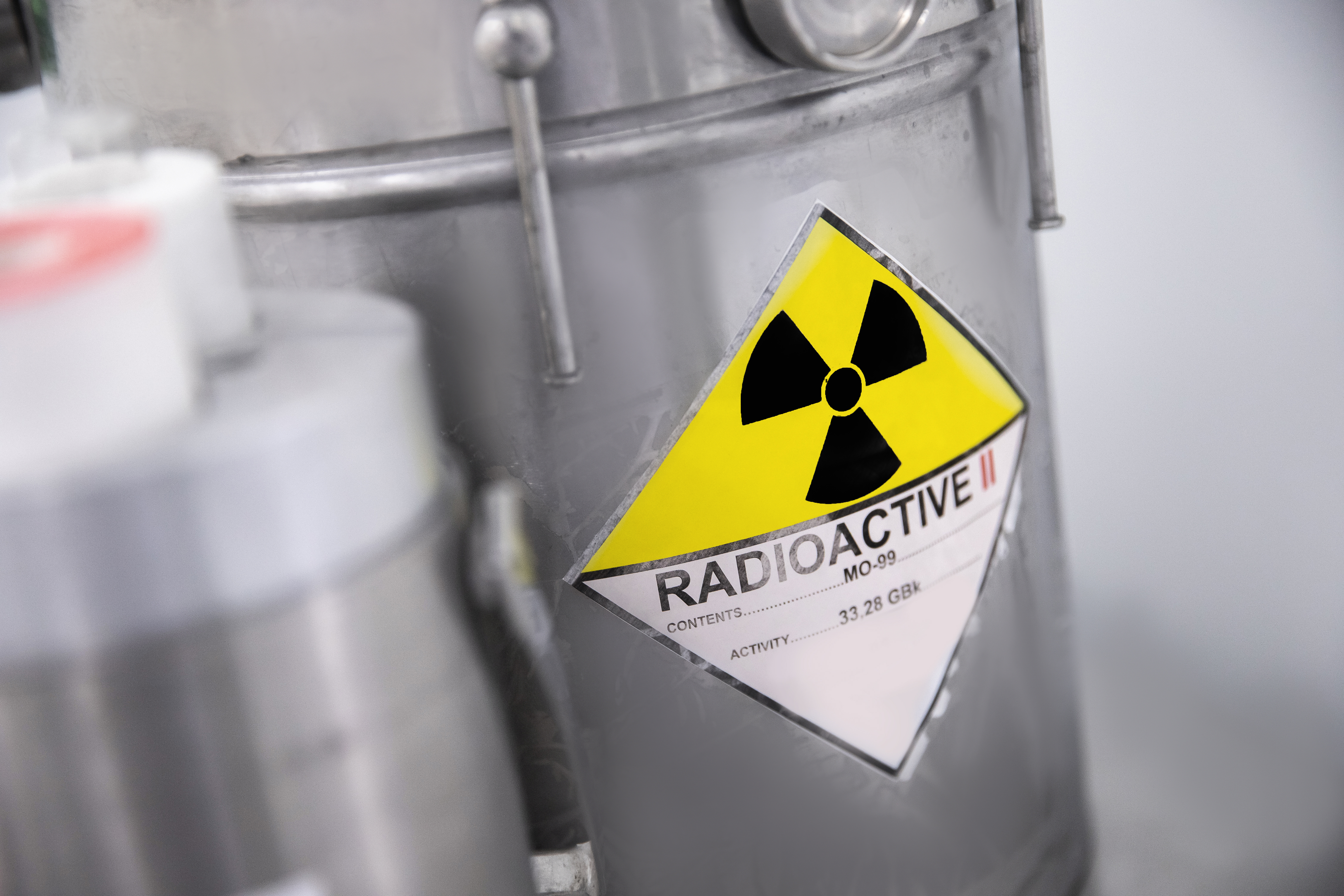 Example of a radioactive materials marking